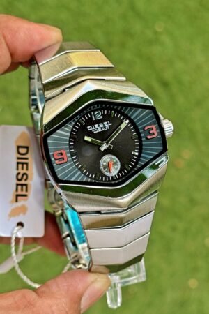 DS Hexagon Dial Silver Chain