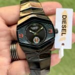 DS Hexagon Dial Black Chain - Black Dial