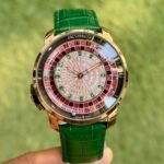 J&C Casino Gold Bezels - Green