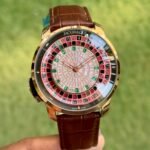 J&C Casino Gold Bezels - Brown