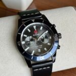 RD C@ptain C00k Leather Belt Watch - Full Black