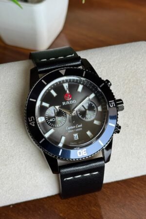 RD C@ptain C00k Leather Belt Watch
