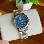AX Women's Hampton Chronograph Watch - Blue Dial