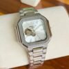 PP Nautilus Open-Heart Automatic Watch for Men - Silver Dial