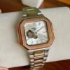 PP Nautilus Open-Heart Automatic Watch for Men - Rose Gold White Dial