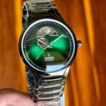 RD Centrix Automatic Open Heart Watch Men’s - Black Green Dial